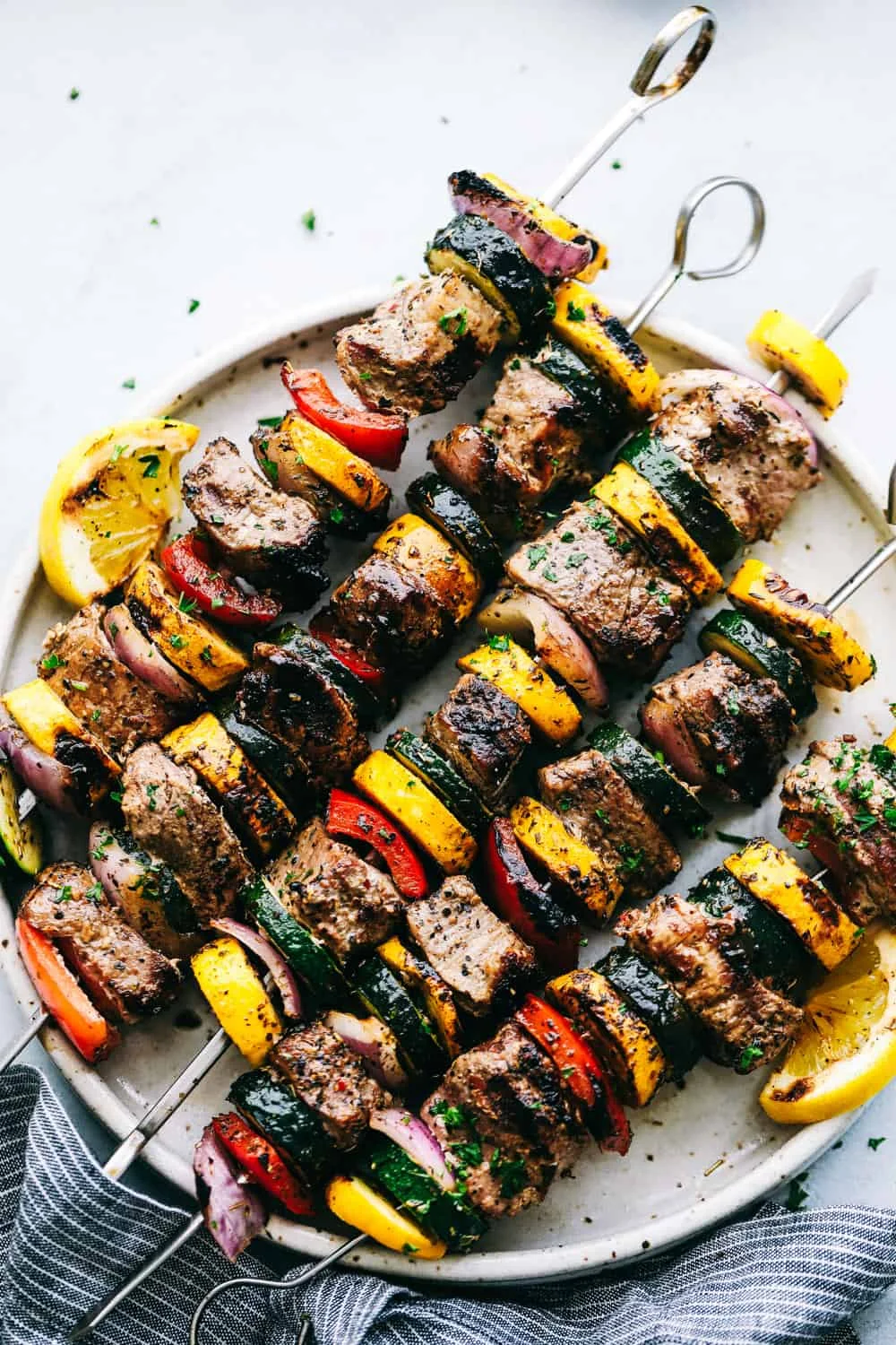 Grilled Tuscan Pork Skewers