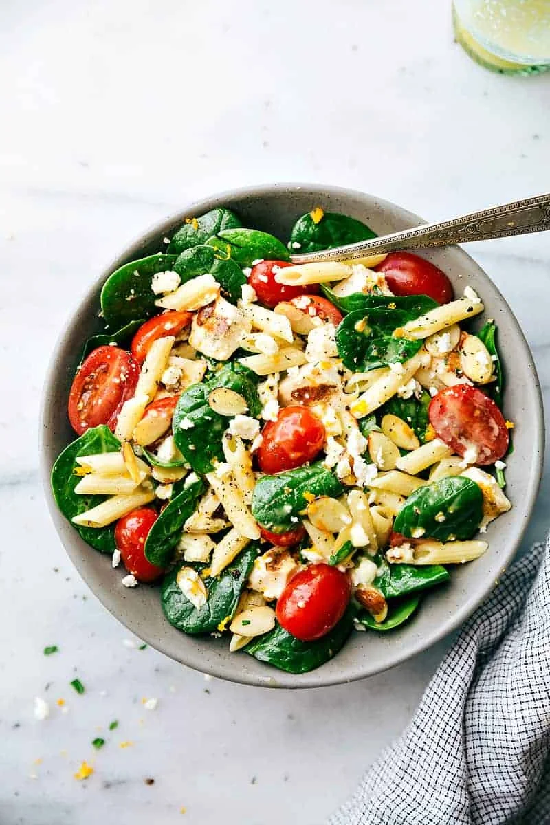 Healthy Chicken Pasta Salad