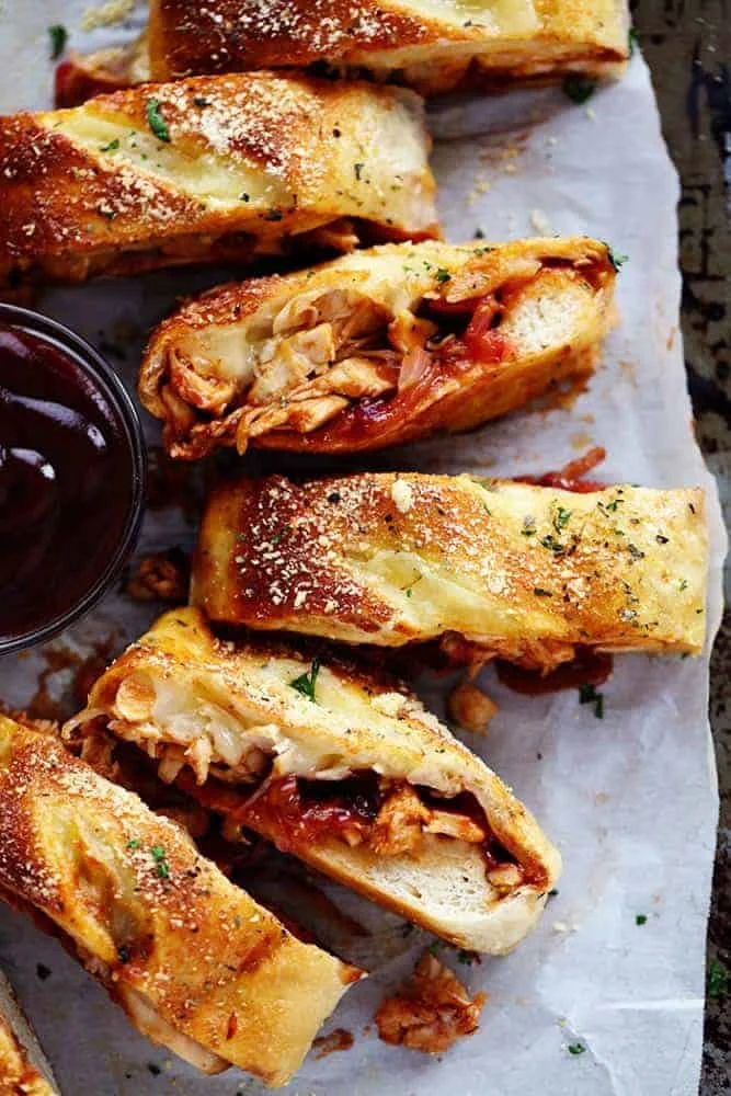 BBQ Chicken Stromboli