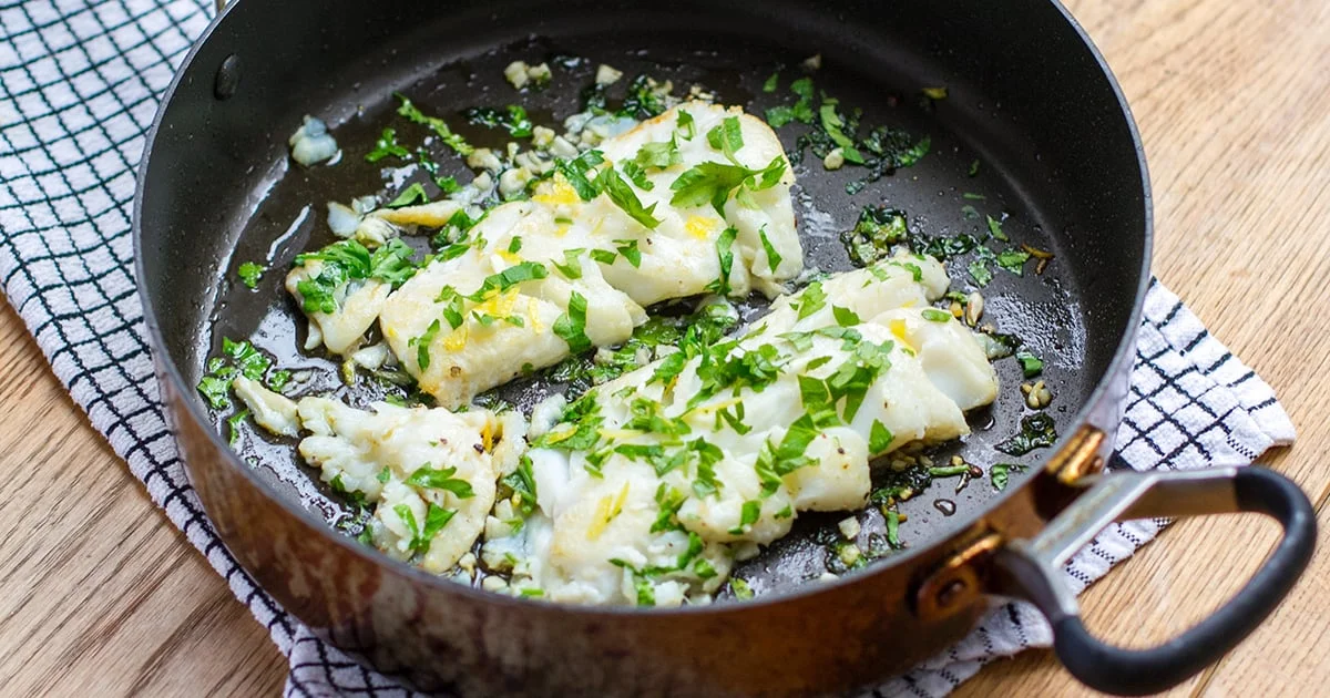 Easy Garlic & Parsley Grilled Cod (Paleo, Whole30, Keto)