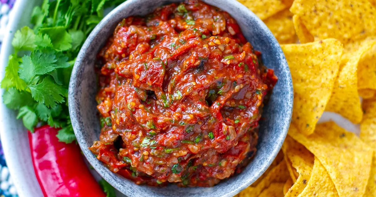 Charred Roasted Salsa (Salsa Tatemada)