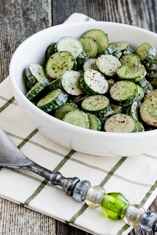 Cucumber Salad with Balsamic Dressing