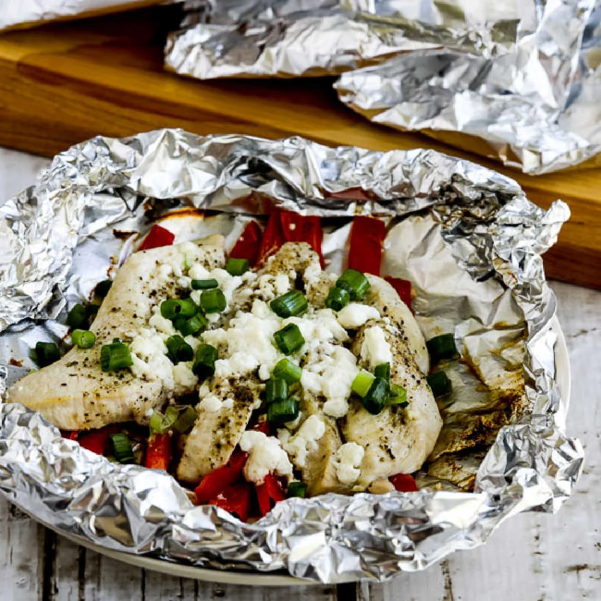 Greek Chicken Foil Packets