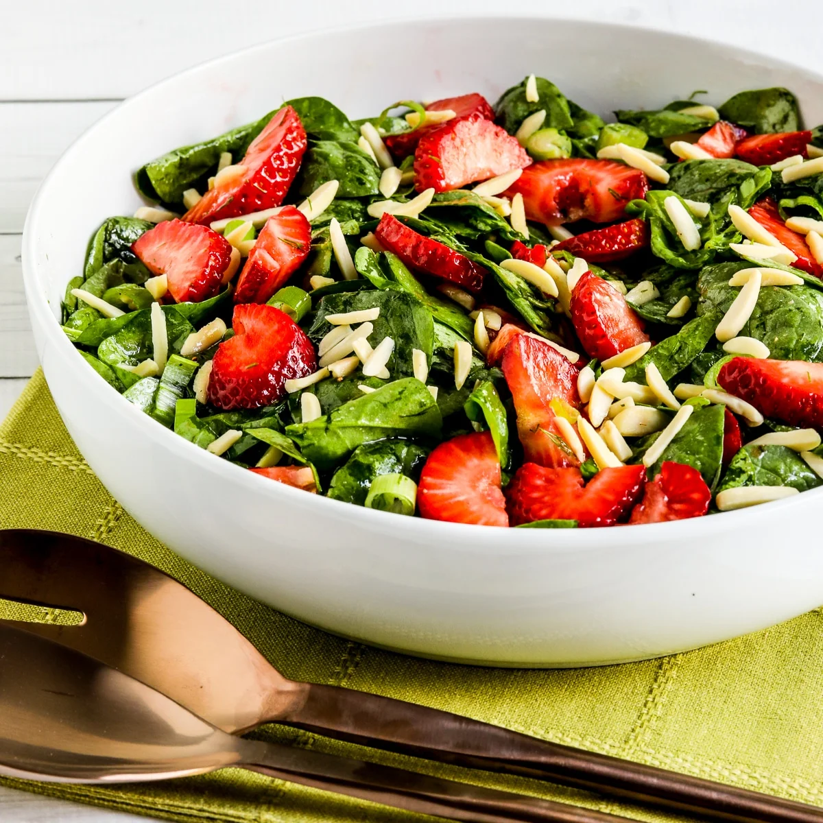 Strawberry Spinach Salad