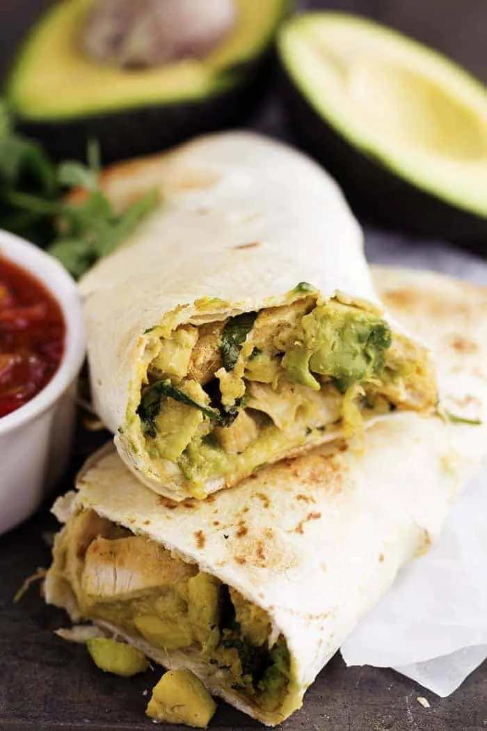 Baked Chicken Avocado Burritos | The Recipe Critic