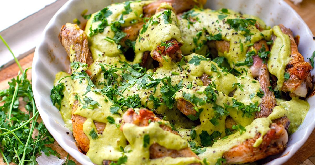 Chicken With Garlic Sauce (Georgian-Inspired)